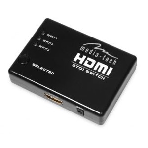 Media-Tech MT 5200 3 port HDMI Switch